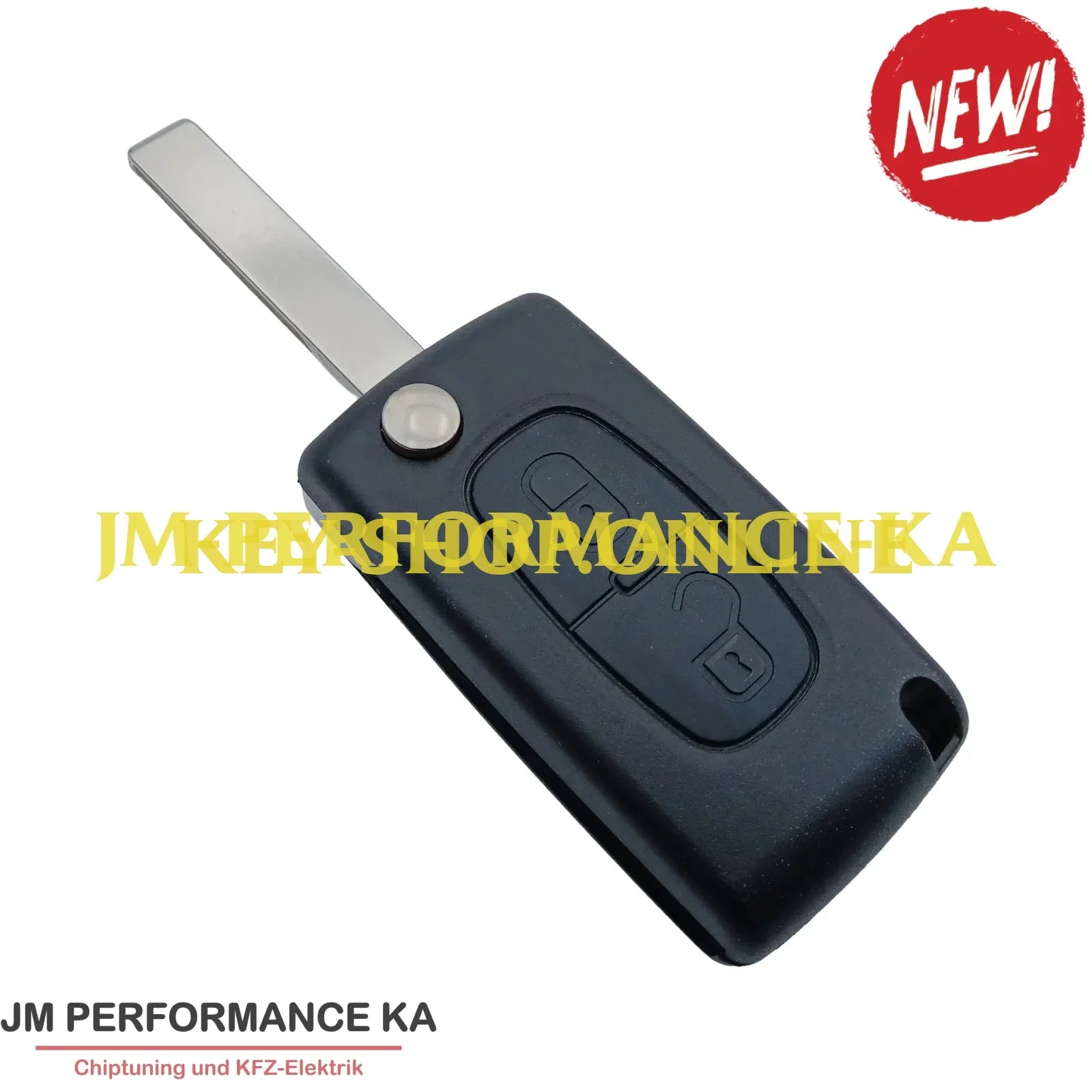 Funkschlüssel Gehäuse geeignet für Citroen Peugeot 2 Tasten HU83 Fahrzeugschlüssel