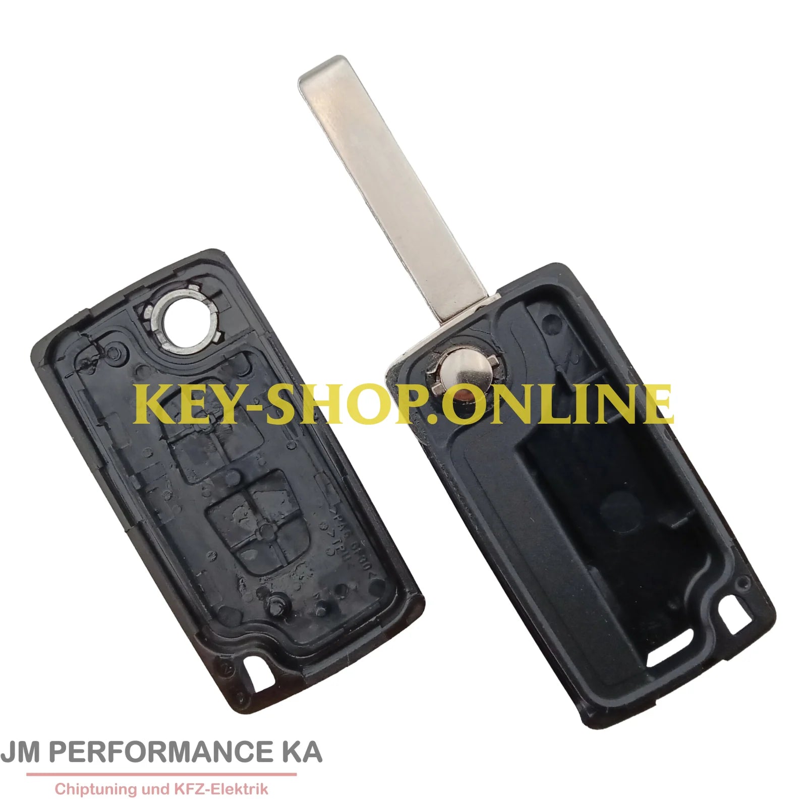 Funkschlüssel Gehäuse geeignet für Citroen Peugeot 2 Tasten HU83 Fahrzeugschlüssel