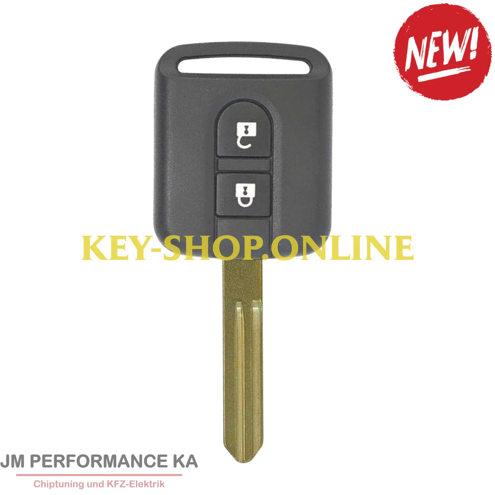 Nissan Qashqai Micra Navara 2010-2014 Funkschlüssel 2 Tasten 433MHz - Fahrzeugschlüssel