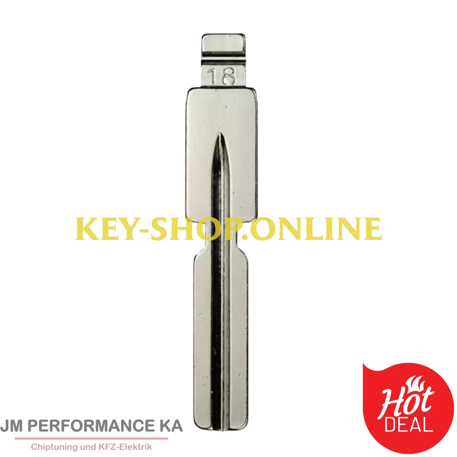 Schlüsselblatt HU58 #18 Fahrzeugschlüssel