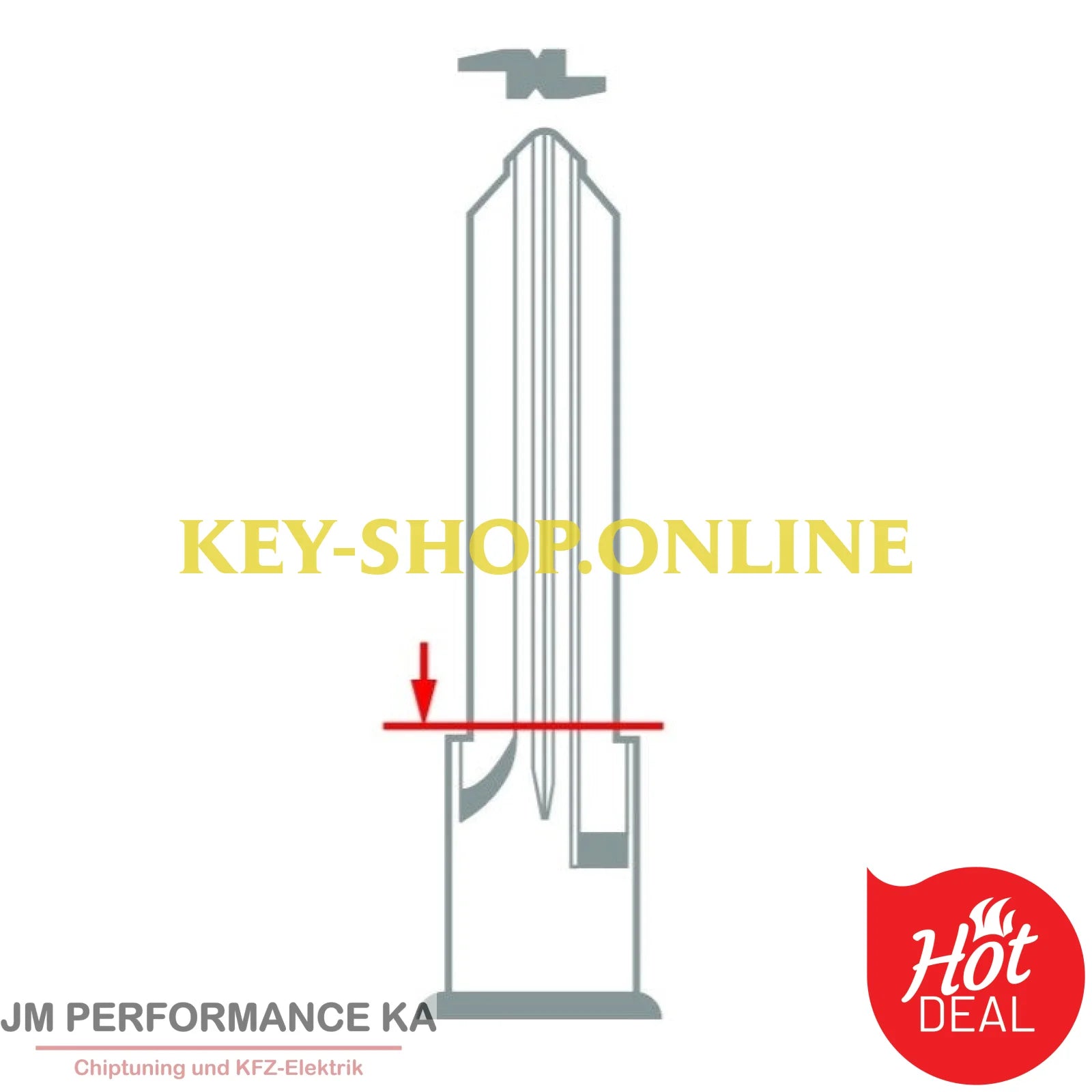 Schlüsselblatt VAC102 für feste Schlüssel Schlüsselblatt