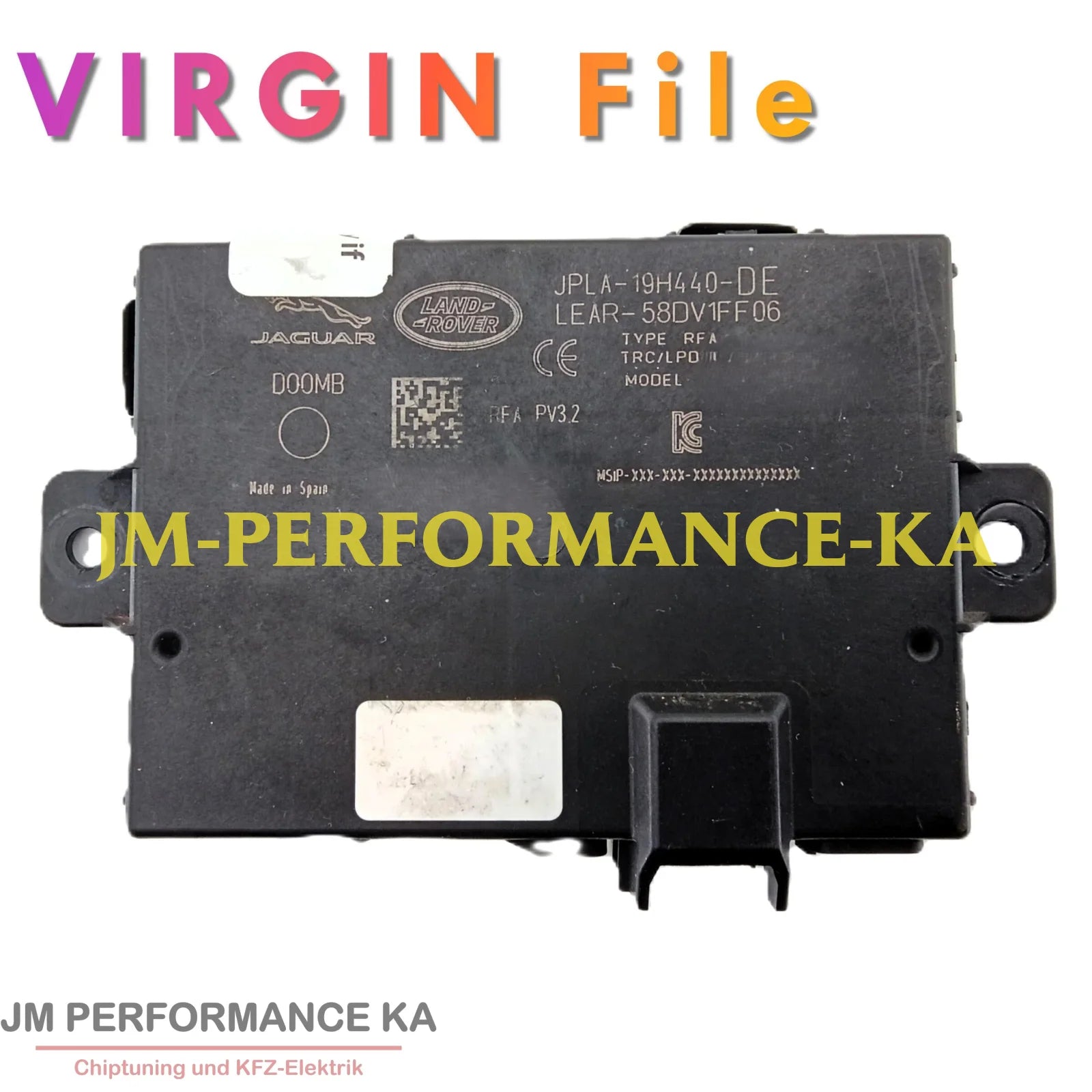 Virgin File Jpla-19H440-De Kvm Rfa Land Rover Jaguar Fileservice