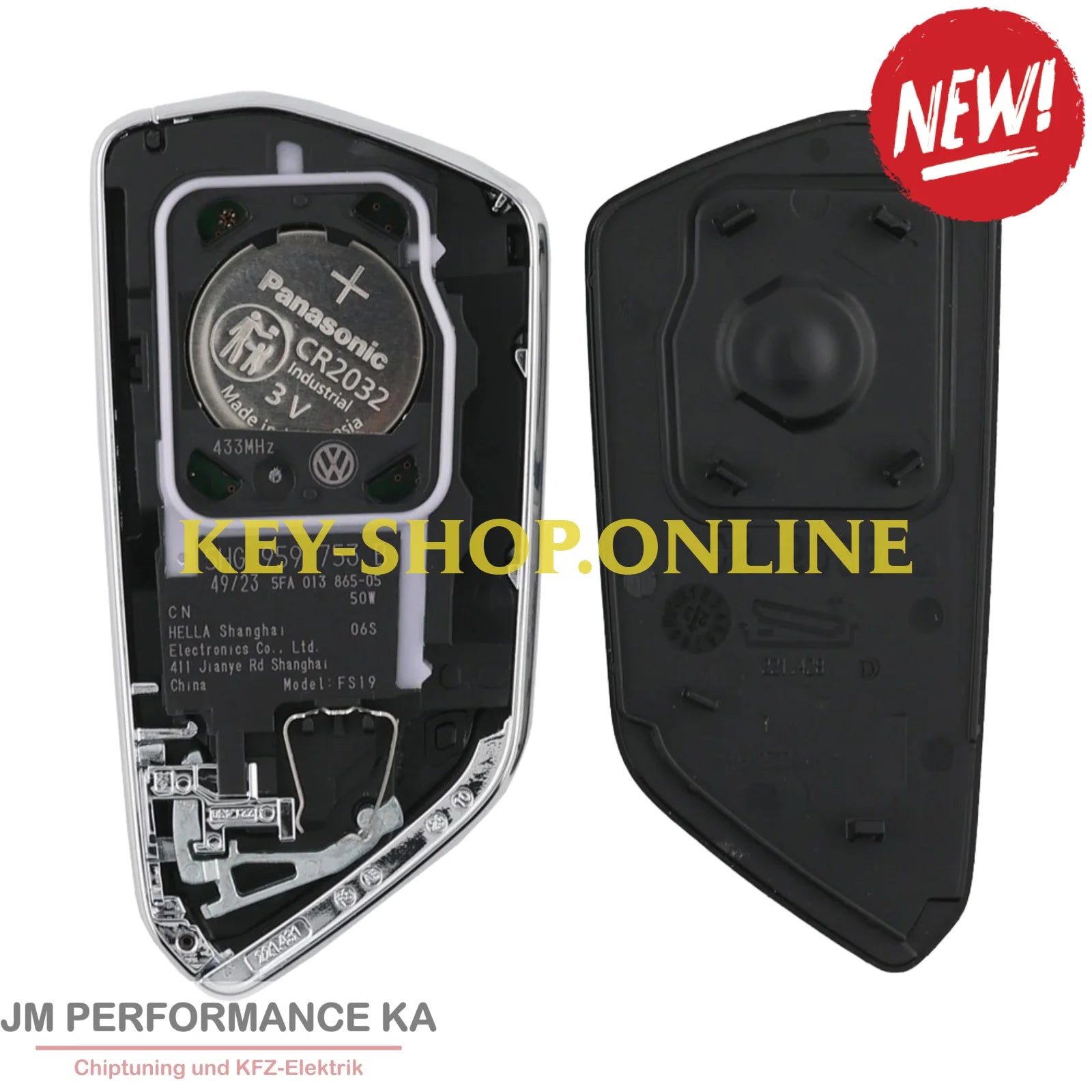 Volkswagen Golf MQB49 5D NCF215AW 2019-2023 Keyless Funkschlüssel 3 Tasten 5HG959753B Original - Fahrzeugschlüssel